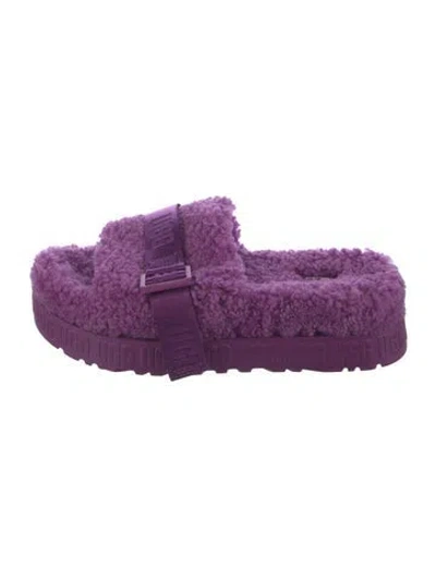 Pre-owned Ugg Slides In Purple
