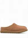 Ugg Slip-on Suede Sneakers With Plush Lambskin Lining In Brown