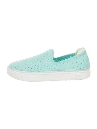 Pre-owned Ugg Kids' Slip-on Sneakers In Blue