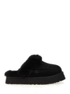 Ugg Black Disquette Slippers In Black