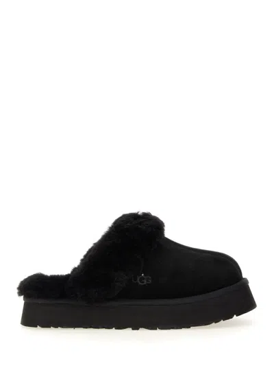Ugg Slipper "disquette" In Black