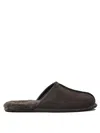 Ugg Round Toe Rubber Sole Loafers In Brown