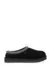Ugg 40mm Tazz Shearling Platform Loafers In Black