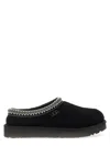 Ugg 40mm Tazz Shearling Platform Loafers In Black