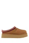 Ugg Tazz Womens Embroidered Slip On Slide Slippers In Brown