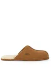 Ugg Scuff Sheepskin Slippers In Beige
