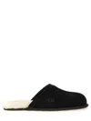 Ugg Scuff Suede Slippers In Black