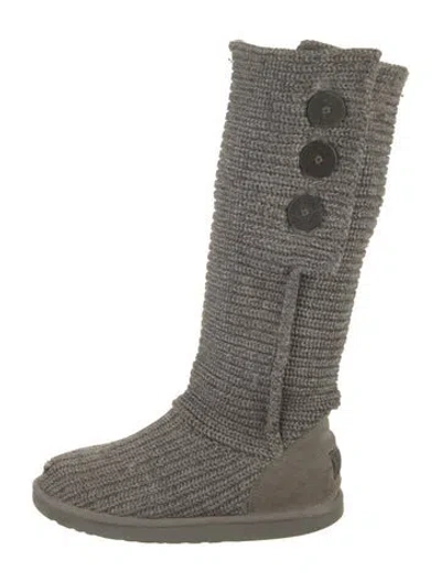 Pre-owned Ugg Slouch Boots In Grey