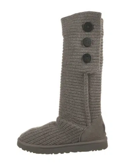 Pre-owned Ugg Slouch Boots In Grey