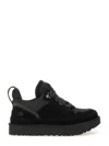 Ugg Black Suede And Mesh Lowmel Sneakers In Black