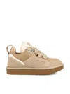 Ugg Stylish Boot-style Sneakers With Plush Lining In Neutral