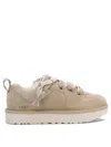 Ugg Slip-on Mesh Sneakers Suede Accents In Beige