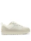Ugg Cream-colored Suede And Mesh Sneakers In Brown
