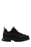 Ugg Black Canvas And Leather Metrotrek Sneakers In Black