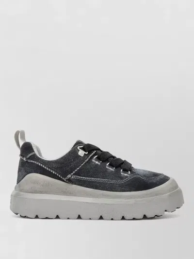 Ugg Sneakers Chunky Sole Pull Tab Contrast Stitching In Multi