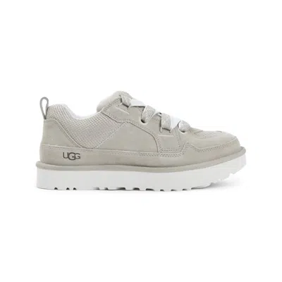 Ugg Lo Lowmel Suede Sneakers In Neutral
