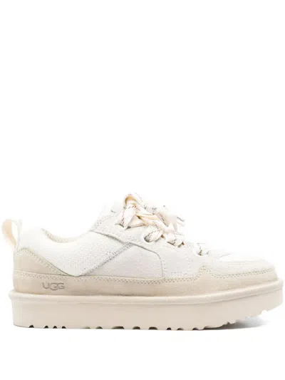 Ugg Lowmel Sneakers In Mesh And Suede In Animal Print