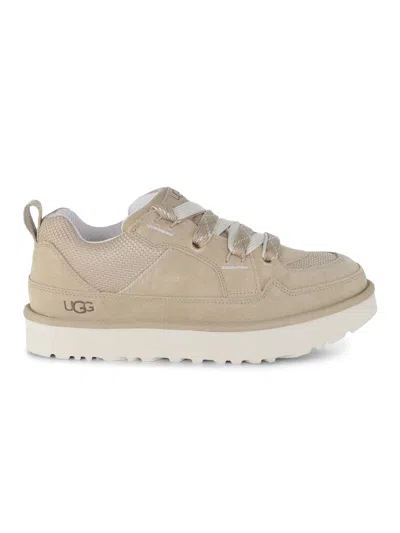 Ugg Sneakers Made Of Suede Leather In Beige