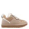 Ugg Sneakers In Suede And Mesh With Shearling In Multi