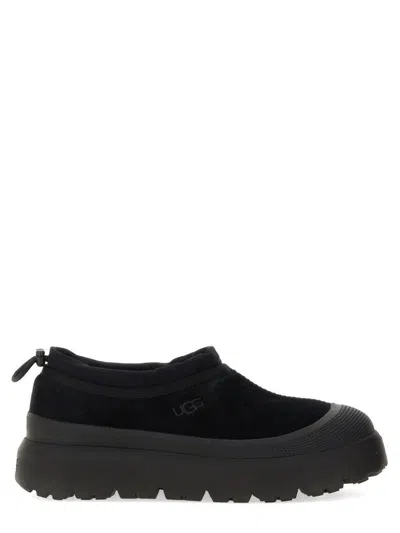 Ugg Tasman Weather Hybrid Slip-on Slippers In Black
