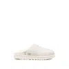 Ugg Crackle-effect Mules In White
