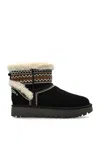 Ugg Round Head Snow Boots In Black