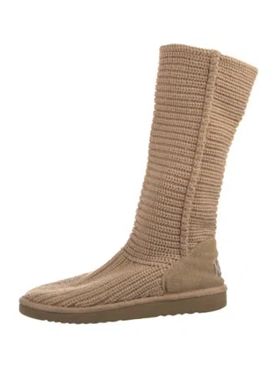 Pre-owned Ugg Sock Boots In Neutral