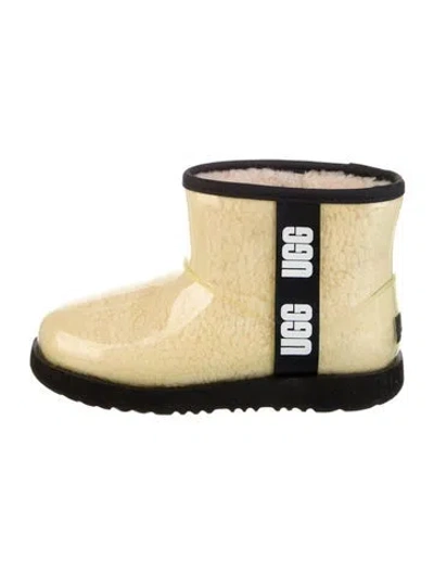 Pre-owned Ugg Babies' Solid Ankle Boot In Yellow