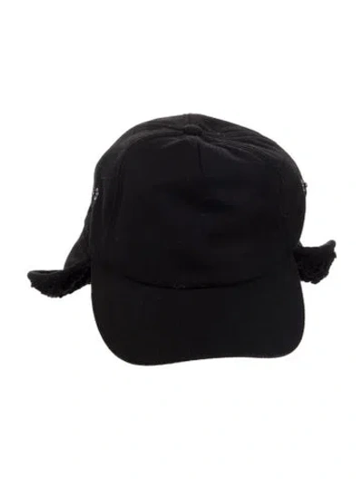 Pre-owned Ugg Solid Trapper Hat In Black