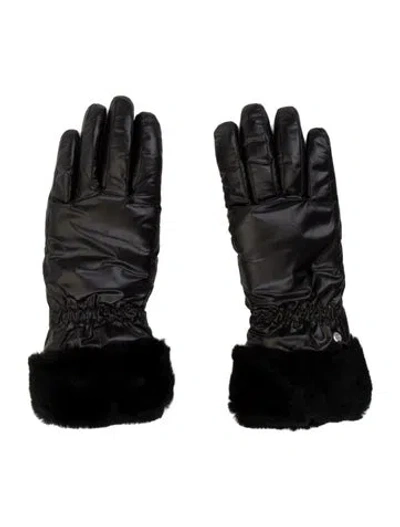 Pre-owned Ugg Solid Winter Gloves  W/tags In Black