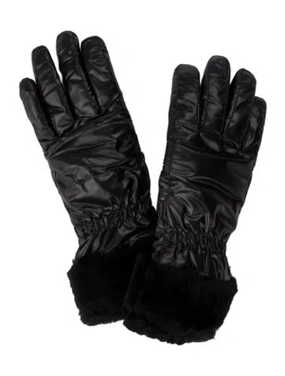 Pre-owned Ugg Solid Winter Gloves W/tags In Black