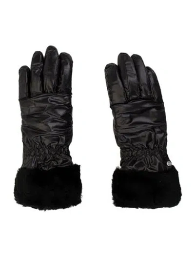 Pre-owned Ugg Solid Winter Gloves W/tags In Black