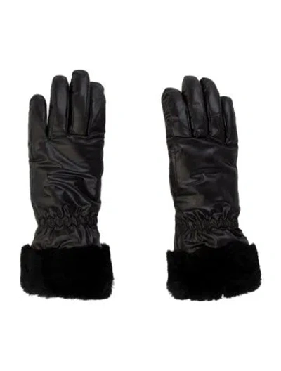 Pre-owned Ugg Solid Winter Gloves  W/tags In Black