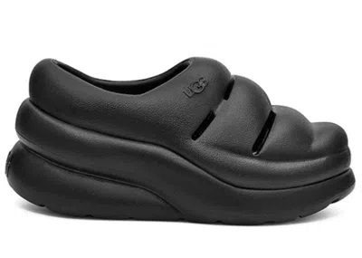 Pre-owned Ugg Sport Yeah Clog (kids) Sneakers In Black