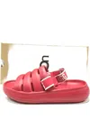 Ugg Sport Yeah "red" Slides In Red