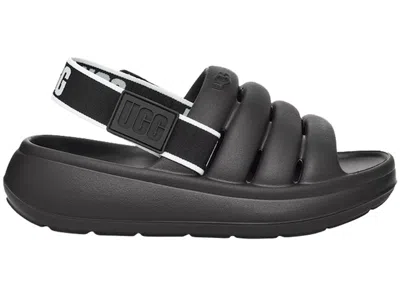 Pre-owned Ugg Sport Yeah Slide (kids) Sneakers In Black