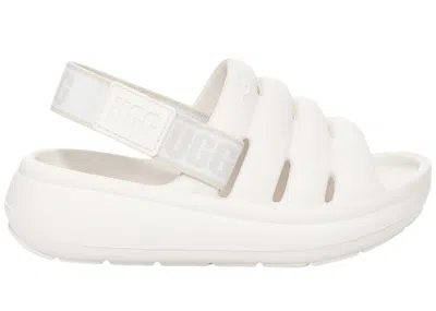 Pre-owned Ugg Sport Yeah Slide (toddler) Sneakers In Bright White