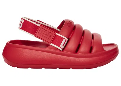 Pre-owned Ugg Sport Yeah Slide (toddler) Sneakers In Samba Red