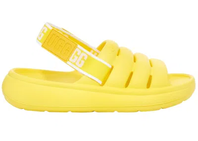 Pre-owned Ugg Sport Yeah Slide (women's) Sneakers In Canary Yellow