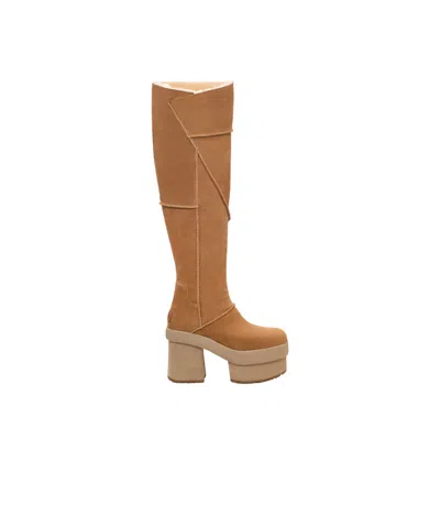 Ugg Square-toed Boots In Brown