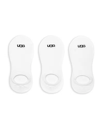 Ugg Stela No Show Socks, Pack Of 3 In White