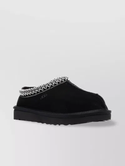 UGG STITCHED TRIM SHEEPSKIN SLIPPERS