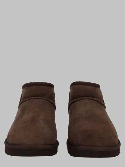 Ugg Stivali Classic Ultra Mini In Brown