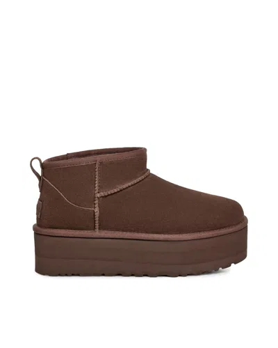Ugg Classic Ultra Mini Womens Platform Boot In Burnt Cedar