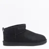 Ugg Ankle-height Sheepskin Boots With Plush Insole In Black