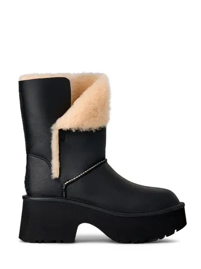 Ugg Stivali W Esmee Leather Boot In Black