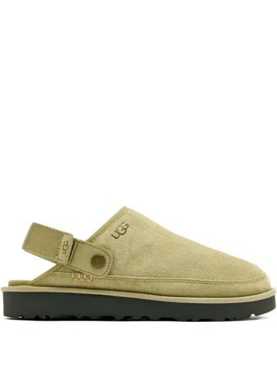 Ugg Strap-detail Suede Mules In Multi