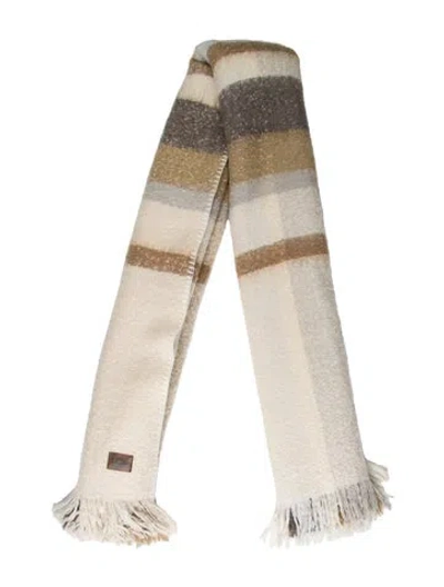Pre-owned Ugg Striped Shawl In Neutral