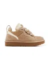 Ugg Stylish Boot-style Sneakers With Plush Lining In Neutrals
