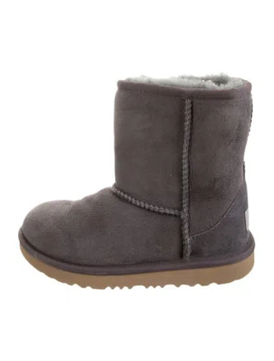 Pre-owned Ugg Babies' Suded Boots In Grey